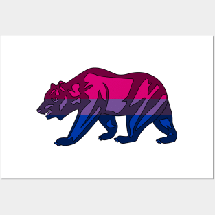 Bisexual Pride Bear Posters and Art